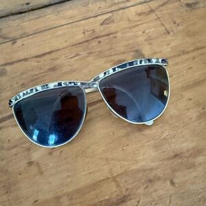 Vintage inlaid top rim Sunglasses